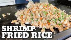 Shrimp Fried Rice on the Flat Top Grill - (Camp Chef Griddle ...
