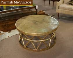 You have a stylish living room and creating the look didn't break the bank either. Vintage Solid Brass Coffee Table