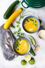 In these dishes, the flavor and texture of the cucumber can be very outstanding. Curried Zucchini Soup Feasting At Home