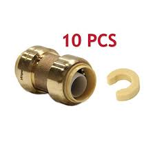 On average, you can rely on pex piping for more than 50 years. Pack Of 10 Efield Hoger 3 4 Inch Straight Coupling Push Fit Fitting To Connect Pex Copper Cpvc With A Disconnect Clip No Lead Brass 10 Pieces Buy Online In Aruba At Aruba Desertcart Com Productid 181689657