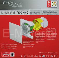 Der beste badlüfter mit nachlauf. Helios M1 100 N C Lufter Mit Einschaltverzogerung Und Nachlaufzeit E Material De