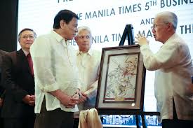 Duterte, who spoke with mr. Duterte Chosen Mt Man Of The Year 2016 Edge Davao