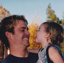 Paul Walker and his daughter, Meadow Walker, celebrating her early  birthdays. RIP legend forever our Bryan. 🕊️💙