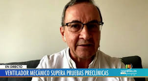 Telemedellín على X: "((Al aire)) #TelemedellínAM A esta hora nos  contactamos con León Darío Jiménez, docente investigador de la Universidad  EIA, para hablar sobre las pruebas preclínicas del ventilador mecánico para  pacientes