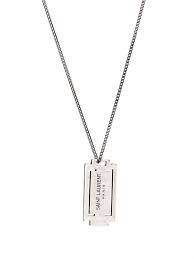 W2c Saint Laurent Razor Necklace Designerreps Saint Laurent Necklace Pendant Necklace