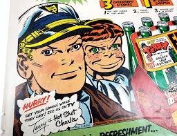 Canada Dry Ginger Ale 1953 Ad Terry Charlie The Pirates Magazine Print Soda  Pop