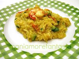 1 cipolla bianca, 100 g di parmigiano reggiano grattugiato. Risotto Ai Gamberi E Zucchine Ricette Fiori Di Zucca Ricette Estive