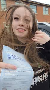 The smile says it all, a fantastic resault for Shannon today with a first  time pass at Chilwell test centre Nottingham.