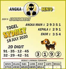 Prediksi Togel Sydney 18 Juli Tahun 2020 Sydney Bento 22 Januari
