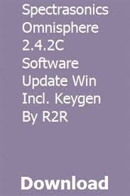 Spectrasonics Omnisphere 2 4 2c Software Update Win Incl Keygen By R2r Download Software Update Software Win