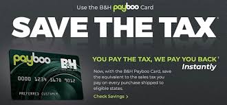 Check spelling or type a new query. B H Effectively Cancels Out Internet Sales Tax In Us With Its New Payboo Credit Card Digital Photography Review