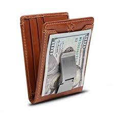 In cowhide with montblanc's iconic print and shiny gunmetal hardware finish, the money clip is sleek and chic. Mens Card Wallet With Money Clip F4af29