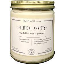 We did not find results for: Political Anxiety Soy Candle The Card Bureau