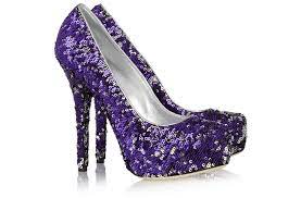Sequince Heels Yes Sequin Shoes Purple Shoes Funky Wedding Shoe