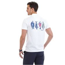 Slim Fit Fish Print Deck Polo Shirt Nautica Printed Polo Shirts Slim Fit Shorts Shirts