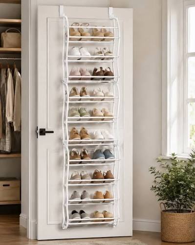 📣VENDIDO❗️Zapatera de puerta 36 pares de gran capacidad: este organizador  de zapatos Whitmor Over The Door tiene un diseño de 12 niveles, con  capacidad para 36 pares (se ajusta a zapatillas, tacones,