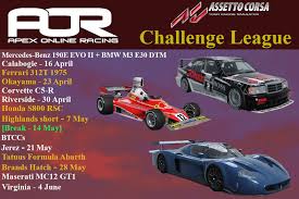 Ten teams play in the challenge league; Season 2 Challenge League One Different Car Every Friday Kunos Simulazioni Official Forum