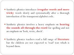 A national reading panel it was concluded by the panel that the systematic teaching of phonics produced significant. What Does The Term Systematic Synthetic Phonics Mean To You