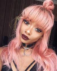 Nyane Lebajoa Pink Pastel Hair Pastel Pink Hair Hair Photo Raw Indian Hair