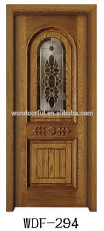 Qatar Interior Glass Insert Solid Wood Door Solid Wood Doors Wood Doors Solid Wood