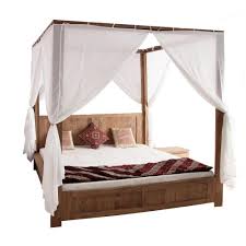 How to use curtains as room dividers. Canopy Bed With Curtains Mattress Height Adjustable Acacia Solid Wood Indian Rustic Furniture Buy Wood Furniture Rustic Furniture Bed Product On Alibaba Com