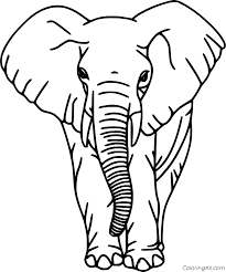 This page features the top 10 realistic elephant coloring pages on the internet! Realistic Elephant Coloring Pages Coloringall