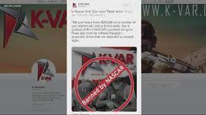 Nearly five years after requesting that fans don't display the flag at races, nascar said wednesday that it was now prohibiting the display of the flag. Gun Company Calls Out Nascar For Banning Assault Rifle Ads Wcnc Com