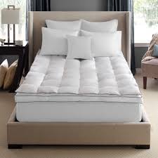 Pacific Coast Down On Top Feather Bed Mattress Topper White Blue Cord Full In 2020 Luxury Mattresses Mattress Mattress Topper