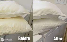 Dan juga ada baiknya jika kamu tidak mencampurkan kedua komponen tersebut. Cara Memutihkan Bantal Yang Mulai Menguning Rumah Dan Gaya Hidup Rumah Com