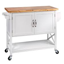 Hamptons White 2 Door Solid Wood Counter Top Kitchen Island Bunnings Australia