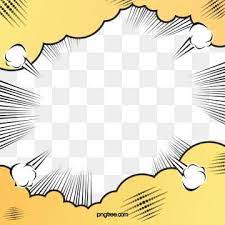 Cartoon Style Speed Line Border Border Decoration Comic Style Png Transparent Clipart Image And Psd File For Free Download Warna Desain