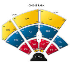 The Aretha Franklin Amphitheatre 2019 Seating Chart