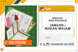 2019 majlis makan malam seluhur kasih sekalung budi pages 1 7 flip pdf download fliphtml5. Template Buku Program Jamuan Koleksi Grafik Untuk Guru