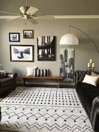Union Rustic Rhodes Black Charcoal Area Rug Reviews Wayfair Black Living Room White Living Room Decor Living Room Decor Inspiration