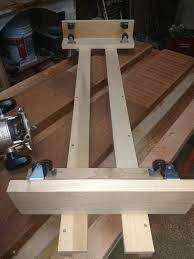 With just 1/2 sheet of plywood and my router, i was able to surface and flatten some massive end grain butcher blocks! Slab Flattening Jig Router Jig Woodworking Router Sled