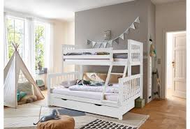Relita Etagenbett Kick 90 140x200 Buche Weiss Lackiert Bett Mit Schubladen Etagenbett Haus Deko