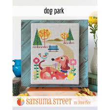 Satsuma Street Dog Park Cross Stitch Chart