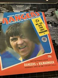 Original Press Photo Kilmarnock John McClurg 1983