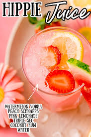 Malibu loves to incorporate other fruity flavors into their coconut rum as well, and have even released their own line of sparkling cocktails. Hippie Juice Sugar And Soul