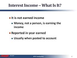 Interest income becomes taxable when it's actually paid to you, assuming you use the cash method of accounting—and the vast majority of taxpayers do. Ppt Interest And Dividend Income Powerpoint Presentation Free Download Id 5700348