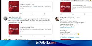 What is your telegram login? Hoaks Pulsa Gratis Telkomsel Dengan Klik Tautan Telegram Halaman All Kompas Com