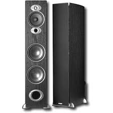 Polk Audio 7 3 Way Floor Speaker Each Black Angle Polk Audio Tower Speakers Best Tower Speakers