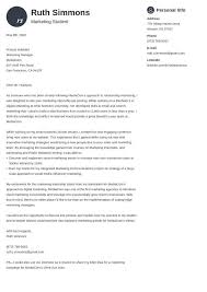 A formal cover letter has a very specific purpose and should be written in such a. Marketing Intern Cover Letter Example Template Primo In 2021 Cover Letter Example Cover Letter Example Templates Guided Writing