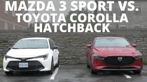 Through the toyota app, you can easily have amazing control of hatchback on your smart devices. Comparison Mazda 3 Sport Vs Toyota Corolla Hatchback Youtube