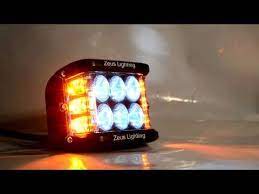 Zeus Lighting Ares Series Led Pods Lights With Amber Side Lighting Youtube Zeus Trophy Truck Ares