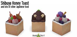 Click a birthday sim while they are holding the glasses click friendly click make toast click more choices until you find this. Around The Sims 4 Konbini Stuff With Japanese Takeaways Honey Toasts Quite Yummy Update Isn T It I Know It S No Around The Sims 4 Sims 4 Japanese Sims 4