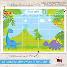 Dinosaur sticker chart, printable potty training chart, toilet training schedule, boys reward chart. Dinosaur Chore Reward Chart Pack Automatic By Busylittlebugsshop 8 95 Dinosaure Activite