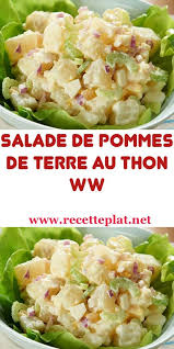 Salade De Pommes De Terre Au Thon Ww En 2020 Salade Pomme De Terre Recette De Plat Recettes De Cuisine