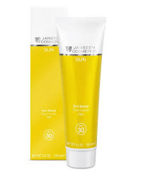 The natural and organic sun cream has a fruity coconut and pineapple fragrance. Janssen Cosmetics Face And Body Sunscreen Emulsion Spf 50 Sun Shield Spf 50 75ml Buy From Azum Price Reviews Description Review