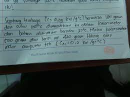 Skala ini dikemukakan pada tahun 1724. Cara Menghitung Suhu Akhir Campuran Brainly Co Id